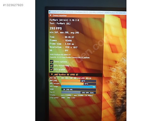 Takaslı XFX MERC 319 RX 6900 XT on sahibinden.com - 1323627920