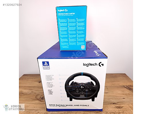 LOGITECH G923 SIFIR + LOGITECH DRIVING FORCE SHIFTER SIFIR on