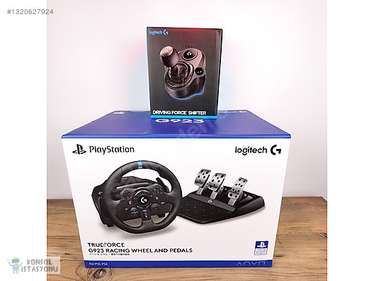 LOGITECH G923 SIFIR + LOGITECH DRIVING FORCE SHIFTER SIFIR on