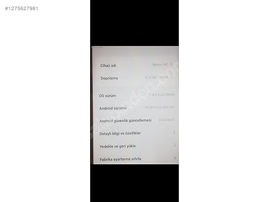 İkinci El ve Sıfır Alışveriş / Cep Telefonu & Aksesuar / Cep Telefonu / Xiaomi / Redmi 14C