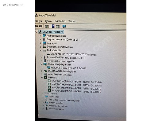 GigaByte özel Toplanmış OYUNCU KASA - Alışveriş :: Sıfır, İkinci El Ürünlerle sahibinden.com'da
