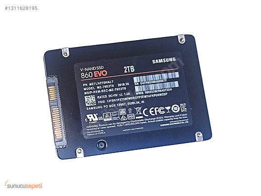 Samsung 860 EVO 2TB SATA III (6Gb/s) SSD Disk - MZ-76E2T0