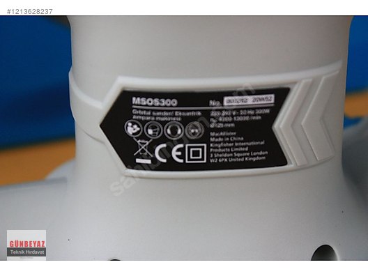 MAC ALLİSTER MSOS300 EKZANTİRİK ZIMPARA 300 W 125MM - Sıfır