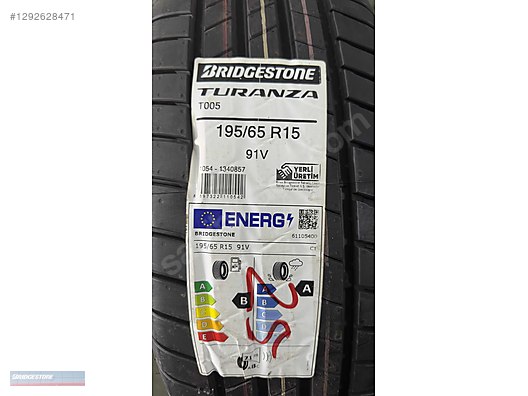 4AD. 195/65R15 BRIDGESTONE TURANZA T005 91V (2025) sahibinden