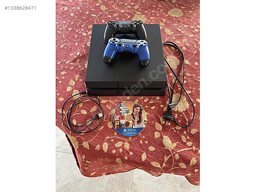 Temiz PS4 Mat Kasa 500GB + 2 Orijinal Kol + 7 Oyun (Sorunsuz
