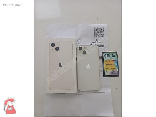 Resim Apple iPhone 13 İkinci El TR | 128 GB | Beyaz İkinci El CENAY TELEKOM İPHONE 13 128GB 1AYLIK HATASIZ BEYAZ RENK