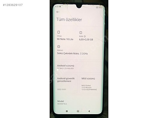 Used & Brand New Items / Cell Phones & Accessories / Cell Phones / Xiaomi / Mi Note 10 Lite
