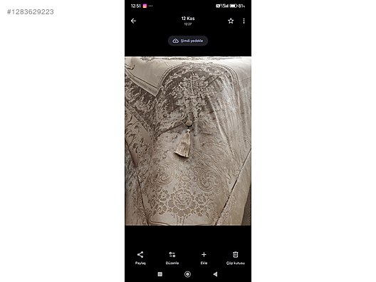 İkinci El ve Sıfır Alışveriş / Ev Dekorasyon / Ev Tekstili / Yatak Örtüsü