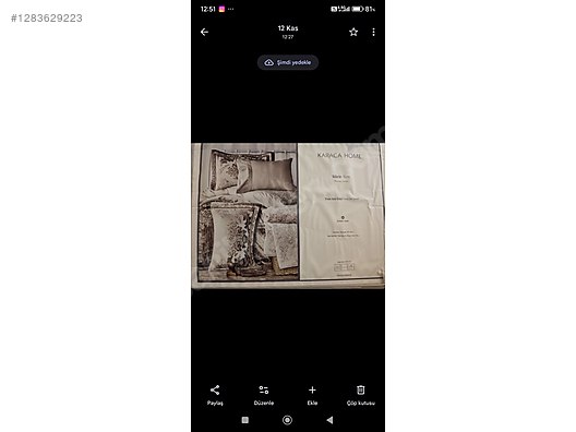 İkinci El ve Sıfır Alışveriş / Ev Dekorasyon / Ev Tekstili / Yatak Örtüsü