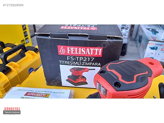 260 W KARE TABAN FELİSATTI TİTREŞİMLİ ZIMPARA MAKİNESİ - Sıfır