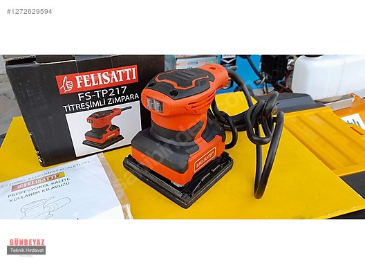 260 W KARE TABAN FELİSATTI TİTREŞİMLİ ZIMPARA MAKİNESİ - Sıfır