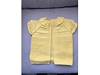 0-3 yaş kız çocuğu yelek el örmesi %100