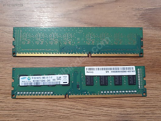 Samsung 4GB DDR3 1333MHz メモリ 2枚セット Samsung 4GB (2x2GB) DDR3 1333MHz Masaüstü RAM Seti (Temiz