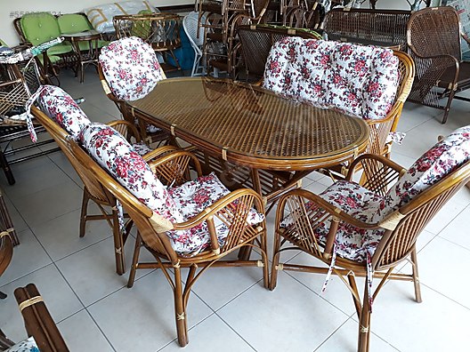 Bambu Masa Sandalye Takimi At Sahibinden Com 552629724