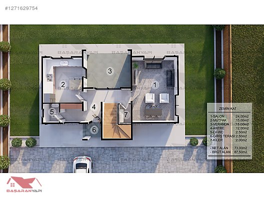 2 Katlı 3+1 Çelik Ev Modelleri