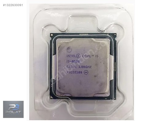 Intel Core i5-8500: LGA 1151 v2 Anakart Uyumlu - L3 9 MB