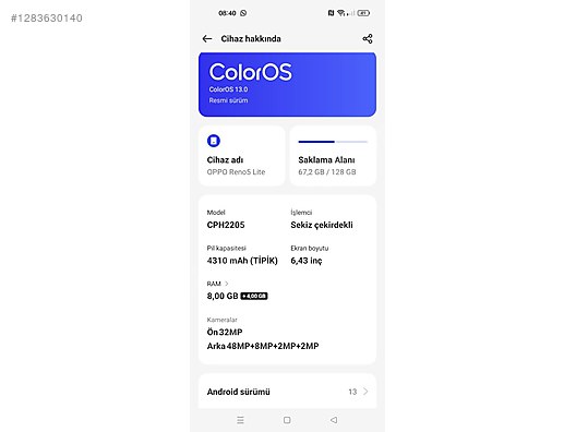 Used & Brand New Items / Cell Phones & Accessories / Cell Phones / Oppo / Reno5 Lite