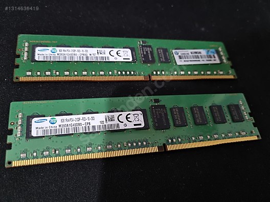 Samsung DDR4 16GX10枚 16 GB DDR4 2133 MHz SAMSUNG ECC SERVER RAM (8x2) on sahibinden.com