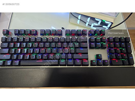 motospeed ck108 rgb gaming mekanik black switch klavye ck 108