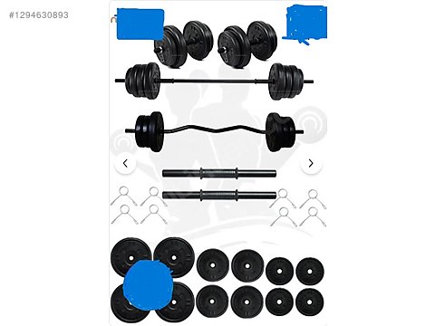 Mocca Style 68 Kg Z-barlı Megaset Halter Seti Ve Dambıl Seti, Uz