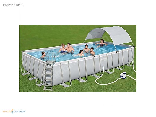 Bestway Gölgelikli Büyük Prefabrik Havuz 732x366x132cm bw599