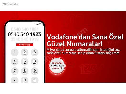 Used & Brand New Items / Cell Phones & Accessories / Phone Numbers & SIM Cards / Vodafone