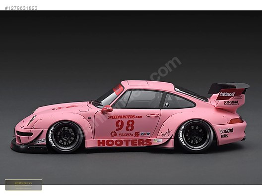 IGNITION PORSCHE RWB 993 HOOTERS PINK *HOBİMERCAN IG3624 on