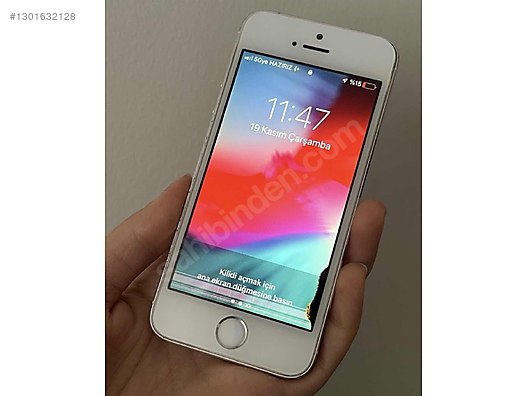 Apple / iPhone 5S / Apple Iphone 5s beyaz telefon 16Gb on