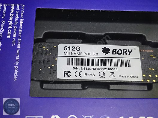 BORY NV890 M.2 NVME SSD SIFIR sahibinden.comda - 1294632275