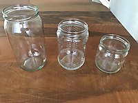 İhtiyaç fazlası konserve kavanozu