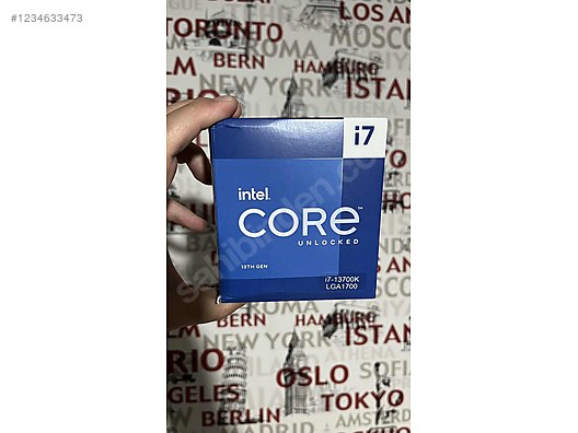 Intel İ7 13700K (DİP FİYAT) - İşlemci ve Tüm Masaüstü Intel İ7 13700K (DİP FİYAT) - İşlemci ve Tüm Masaüstü