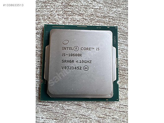 İNTEL İ5 10600K 4.1 GHZ 12MB 1200 PİN İŞLEMCİ sahibinden.comda