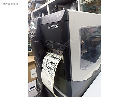 Zebra ZM400 Endüstriyel Barkod Etiket Yazıcı - KAFA ÇİZGİLİ