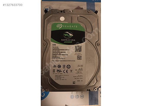 Seagate Barracuda 6Tb Hdd Sağlık %100 sahibinden.comda - 1327633700