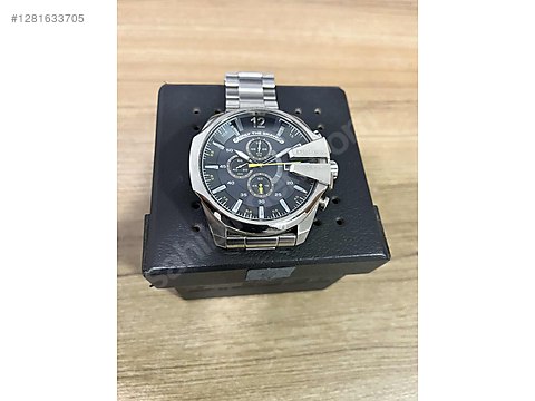 Diesel Orologio Uomo DZ4465 Mega Chief – Cronografo – Cassa 51mm – Acciaio Inox – Quadrante Blu Opaco - 3
