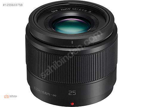ＰＡＮＡＳＯＮＩＣ　Ｇ２５ｍｍ　Ｆ１．７ＡＳＰＨ．　Ｈ－Ｈ０２５ＳＩＬＶＥＲ Lensler / Panasonic Lumix G 25mm f/1.7 ASPH. Lens - Sıfır