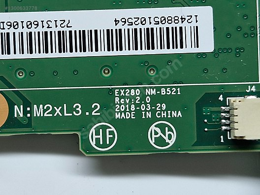 Lenovo Thinkpad X280 EX280 NM-B521 İ5-8350U anakart sahibinden