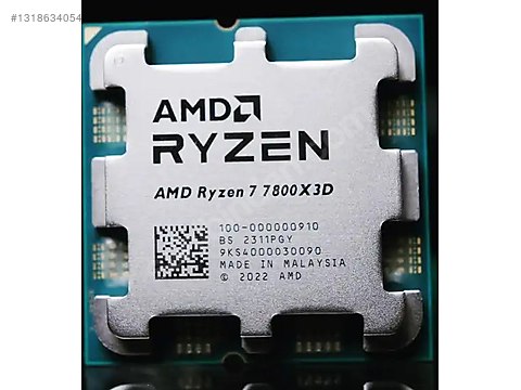 RYZEN 7 7800X3D sahibinden.comda - 1318634054
