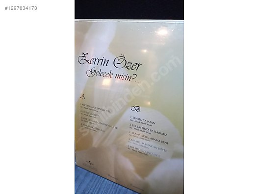 ZERRİN ÖZER GELECEK MİSİN ALBÜMÜ SIFIR 33 DEVİR PLAK LP - Müzik