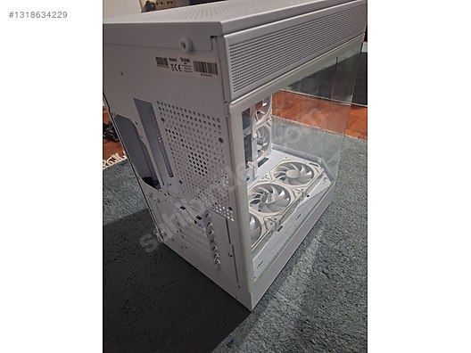 Zoko Tank Special Edition Beyaz 7 Fanlı RGB ATX Akvaryum Kasa
