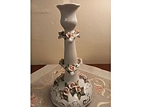 Capidemonte porselen şamdan