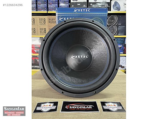 Hoparlör / Subwoofer / XETEC BHX-615 1800 WATT 600 RMS 38 CM