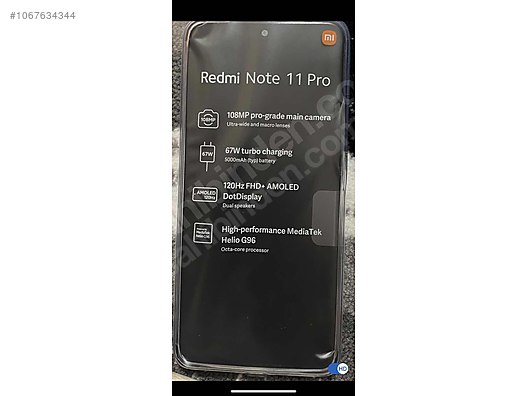 Xiaomi / Redmi Note 11 Pro / Redmi NOT 11 PRO 128GB 8+3GbRAM SIFIR at   - 1067634344