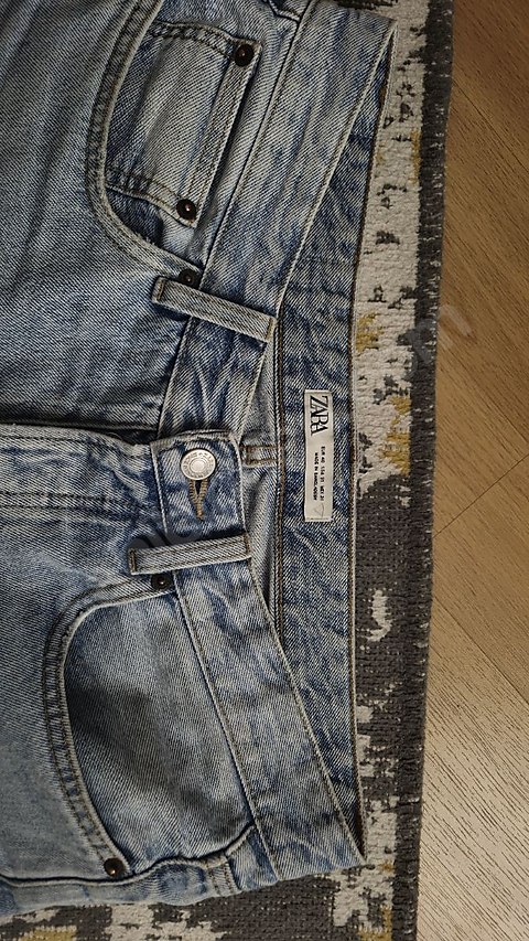 ZARA Erkek buz mavisi pantolon