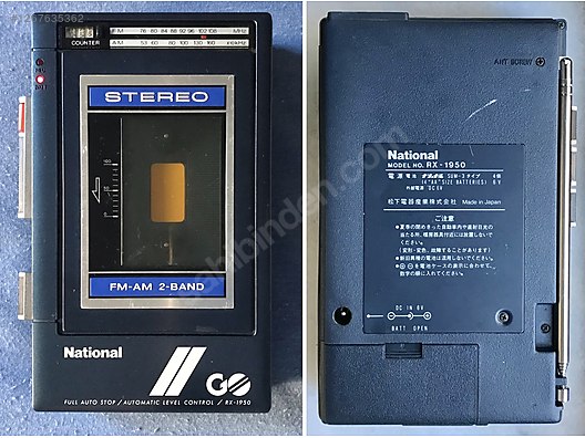 NATİONAL PANASONİC RADYO WALKMAN KLASİK 1979 JAPONYA ÜRETİMİ