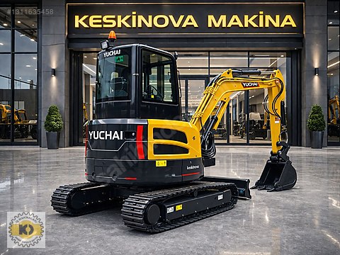 YANMAR QI30　 KESKİNOVA dan YUCHAİ 4 TON MİNİ ESKAVATÖR JAPON YANMAR MOTOR