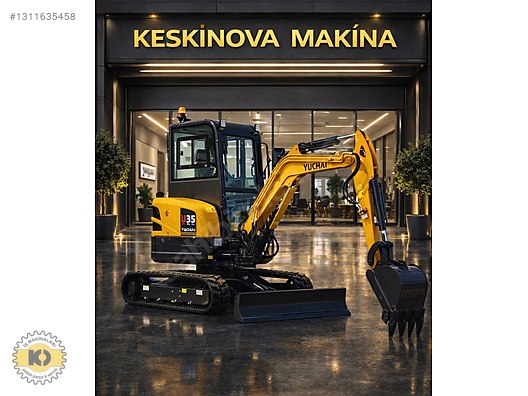 KESKİNOVA dan YUCHAİ 4 TON MİNİ ESKAVATÖR JAPON YANMAR MOTOR