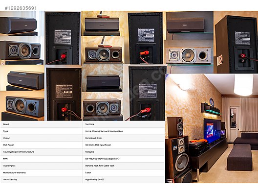 5 adet Technics Sb-Afc 250 on sahibinden.com - 1292635691
