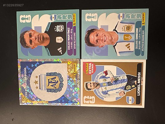 Bronze Messi Panini World Cup 2026 on sahibinden.com - 1322635927