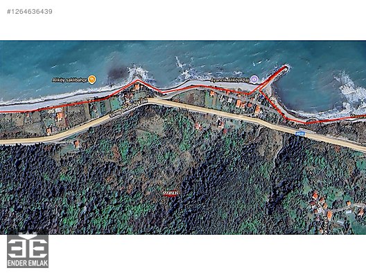 AYANCIK ALİKÖY DE DENİZ MANZARALI YATIRIMLIK FIRSAT ARAZİLER #1264636439